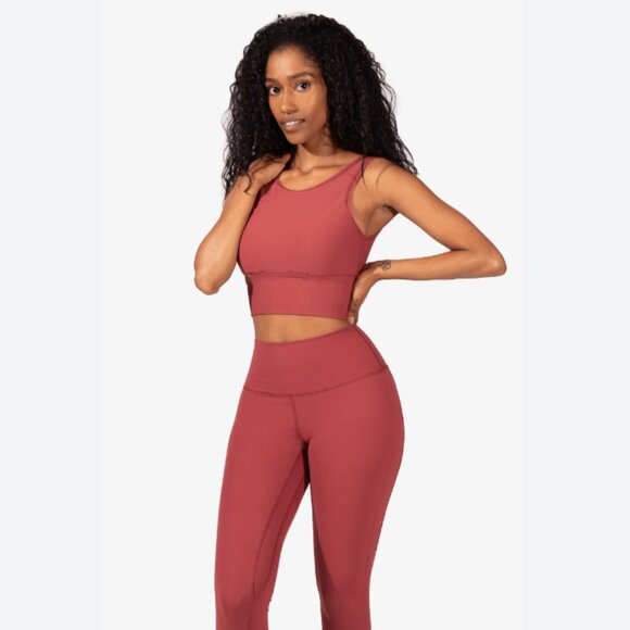 JED NORTH Leggings and Crop Top Workout Set - Picture 2 of 5